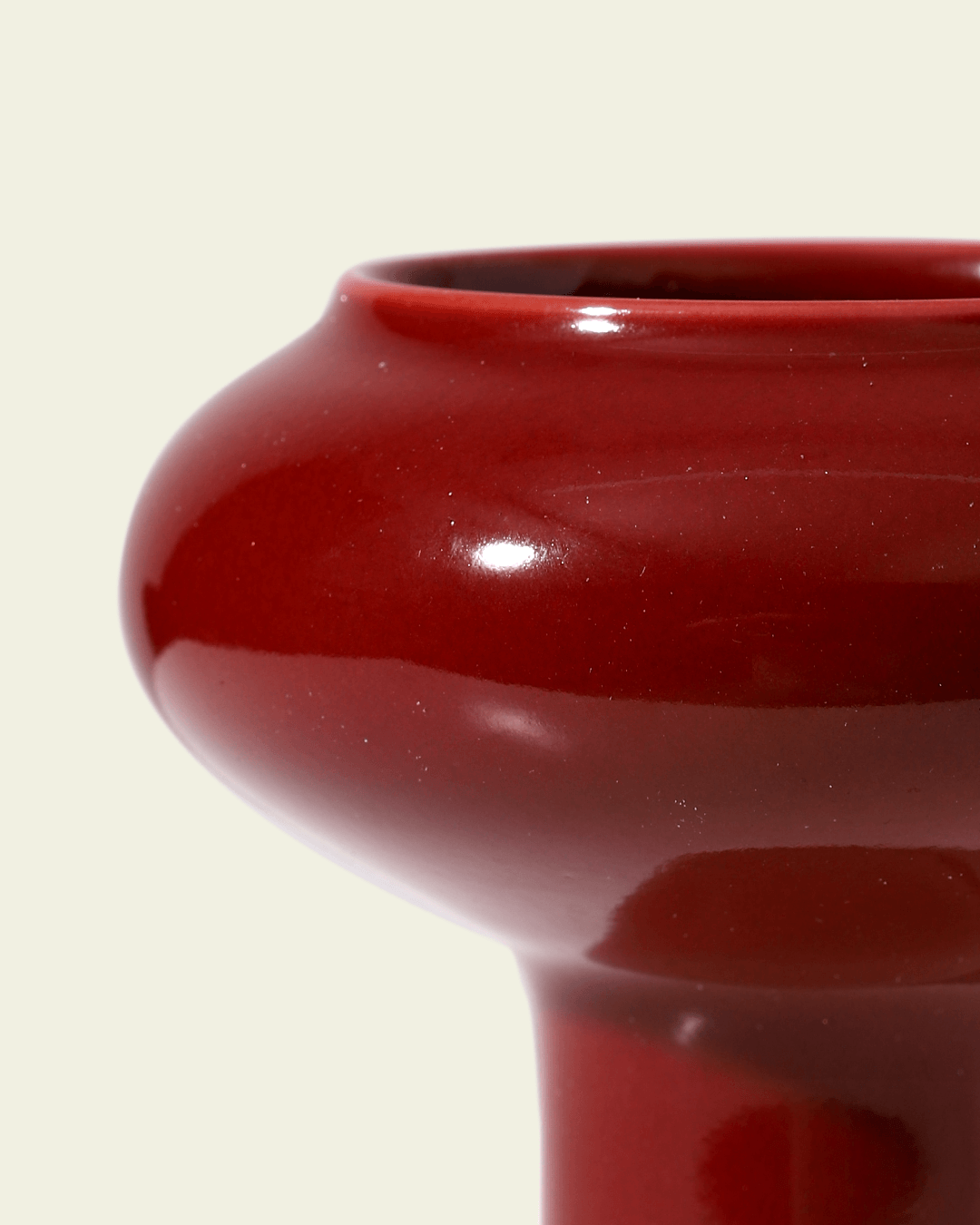Orchid Artificial Flowers with Ceramic Red Vase
