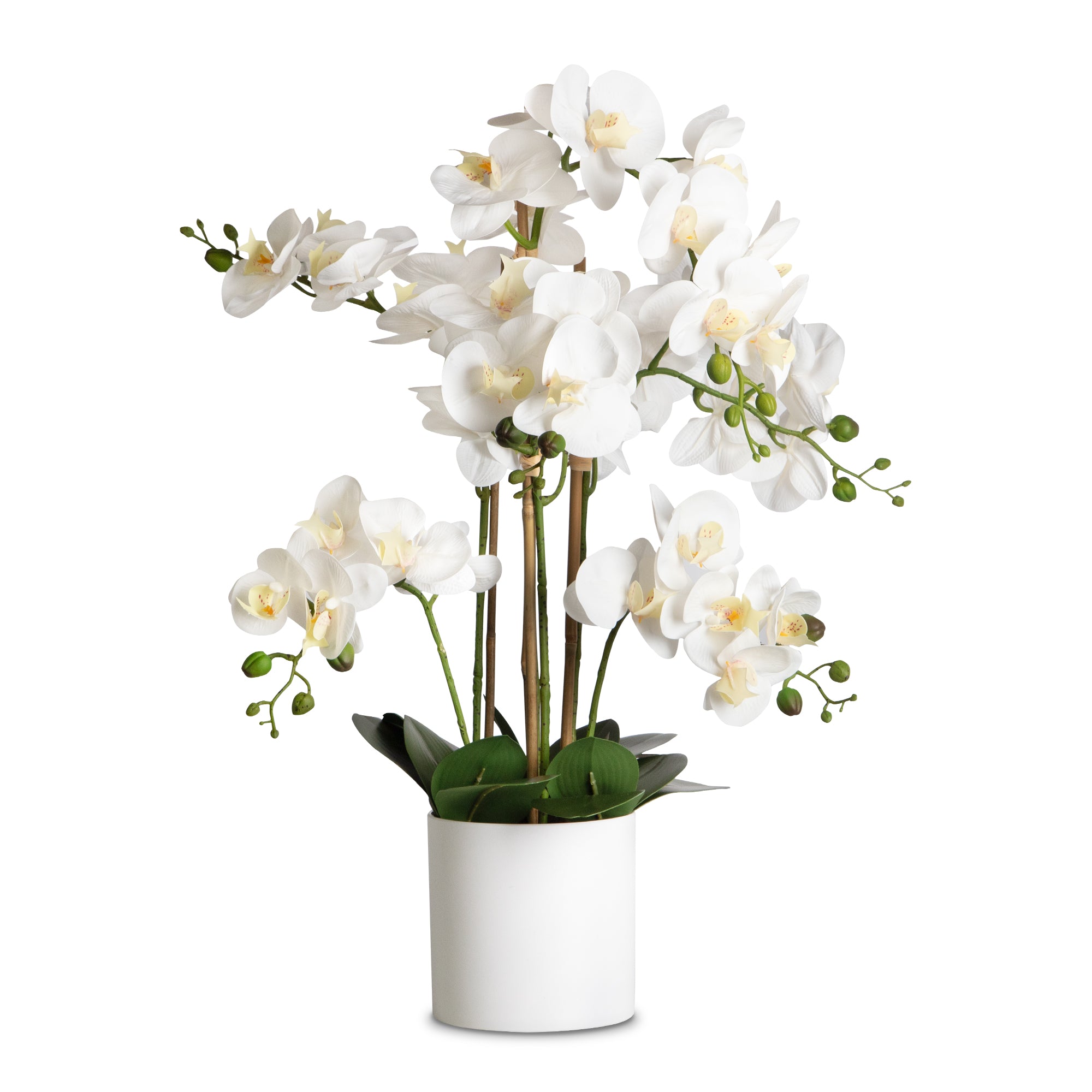 Artificial Orchid Arrangement Fake Flowers for Home Decor