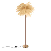 Feather Floor Lamp with 3-Color Cozy Lighting